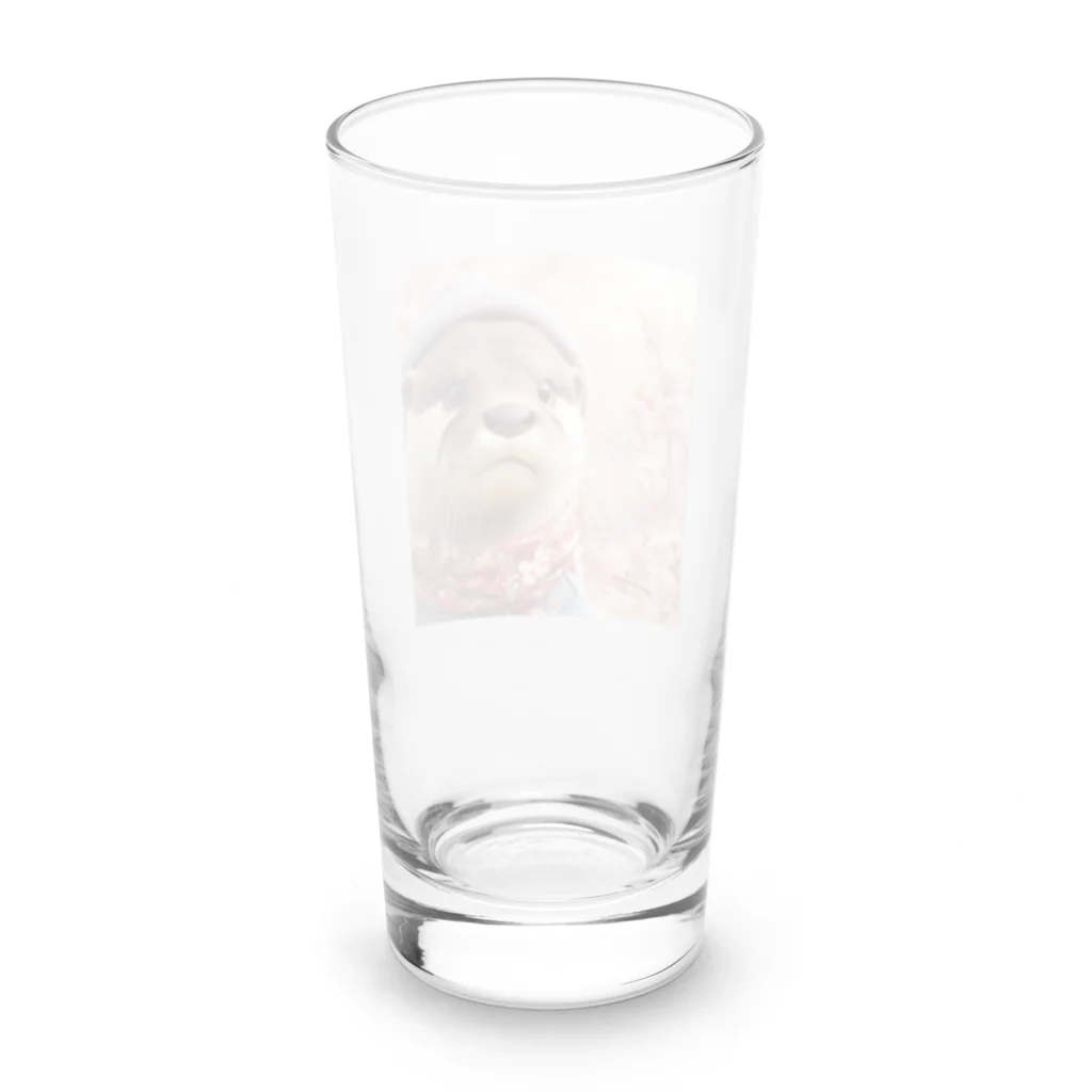 「動物ミリ屋」の桜奇麗やんいいやん Long Sized Water Glass :back