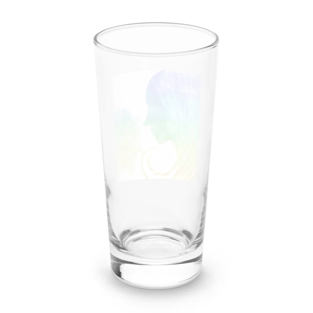 LOGO shopのRelux coffee Long Sized Water Glass :back