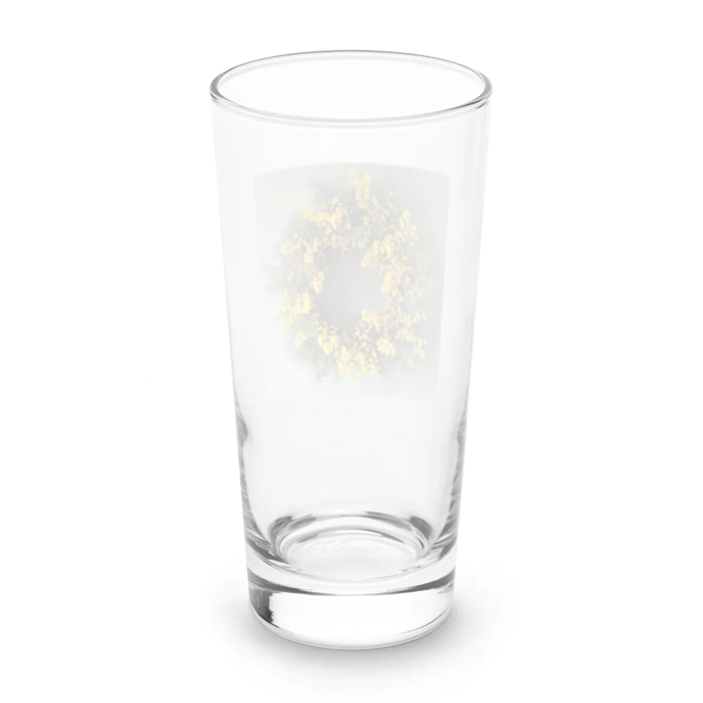 AQUAMETAVERSEのミモザの花をりース　なでしこ1478 Long Sized Water Glass :back