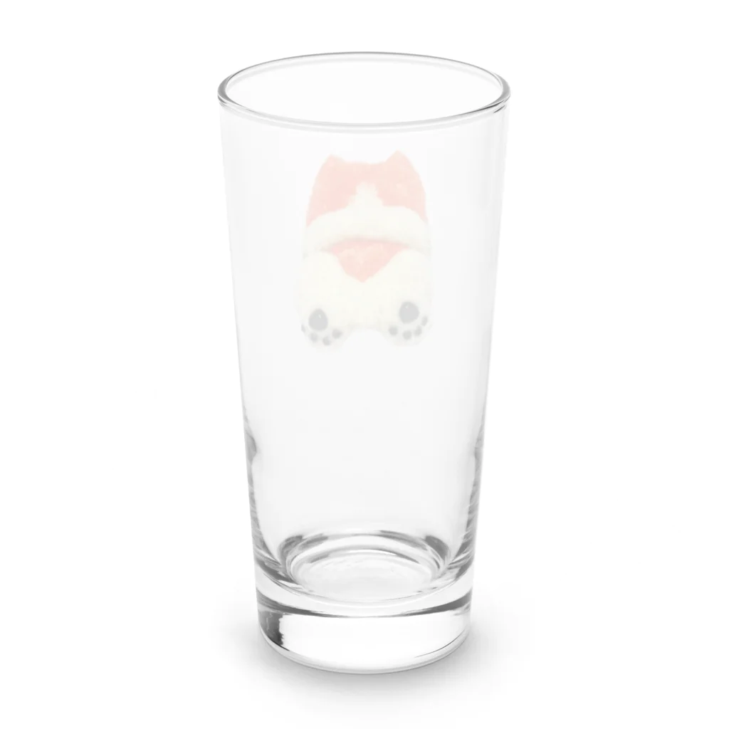 DOGDI_SUITAのふわふわコーギー（レッド） Long Sized Water Glass :back