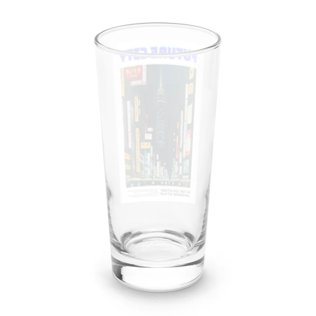 Chop Storeの未来都市 Long Sized Water Glass :back