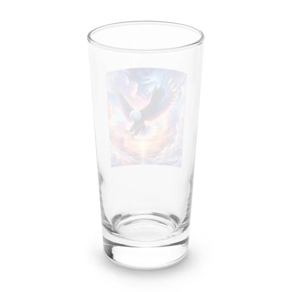 creatoonの空と大鷹 Long Sized Water Glass :back