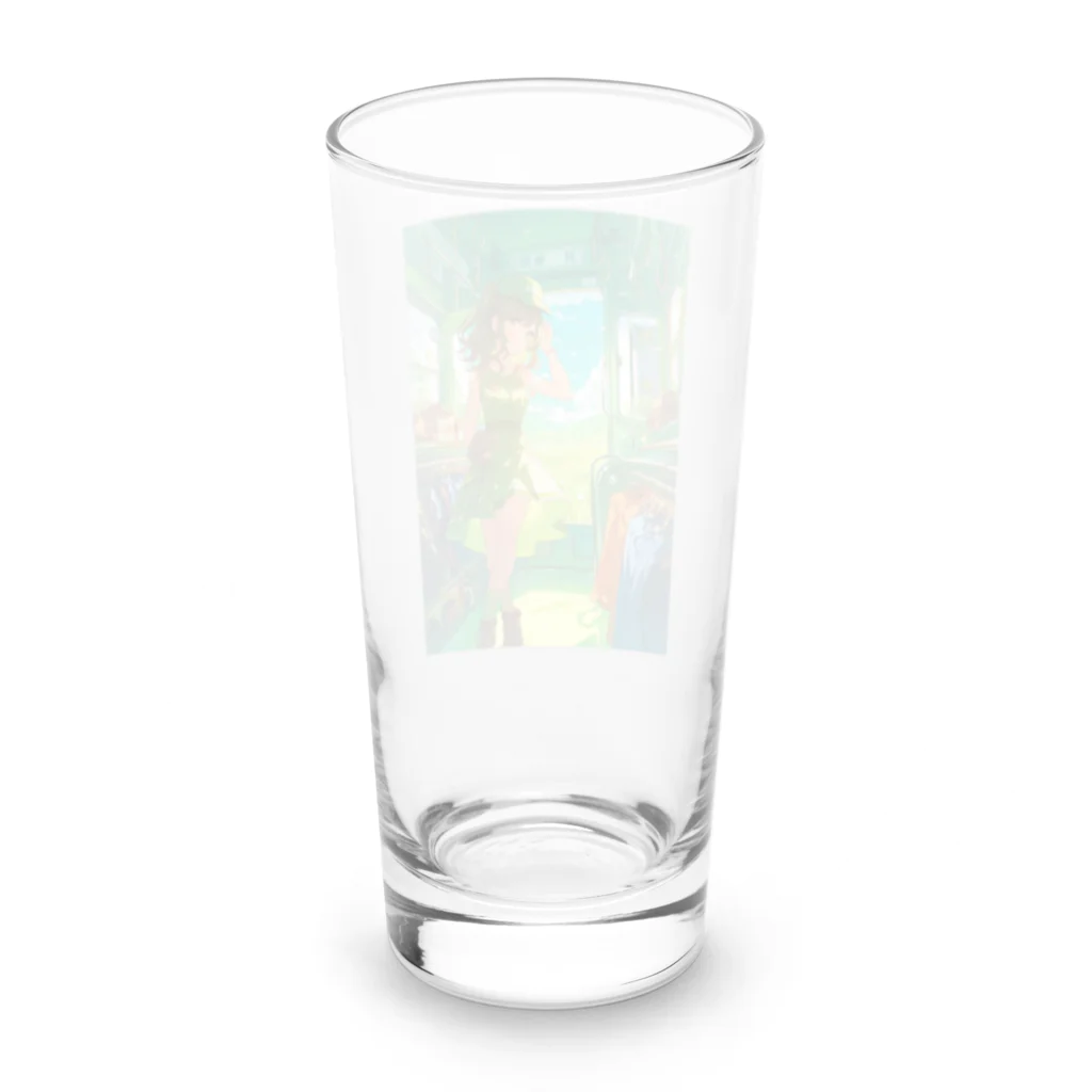 シロクマペンギンのトレインアパレルショップ Long Sized Water Glass :back