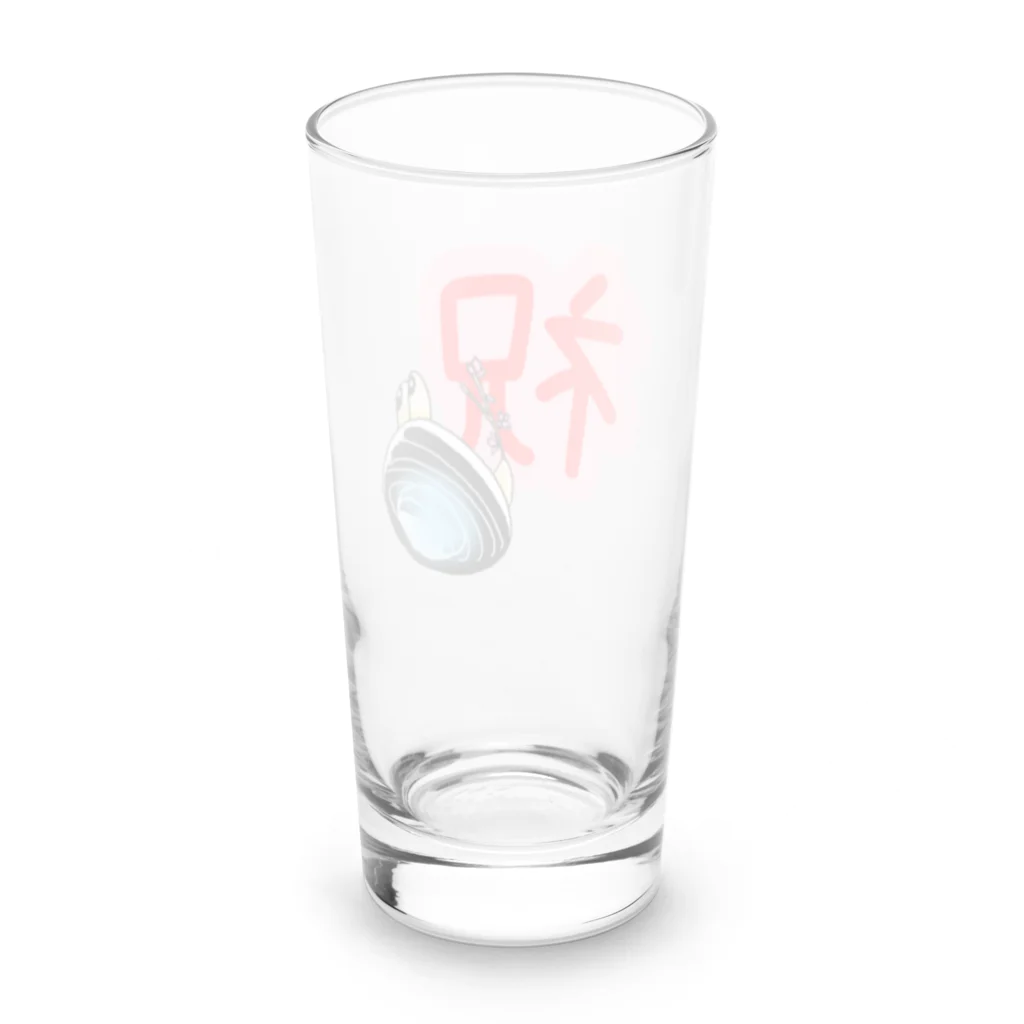 Simizimi_sizimiのしみじみしじみのお祝いの桜 Long Sized Water Glass :back