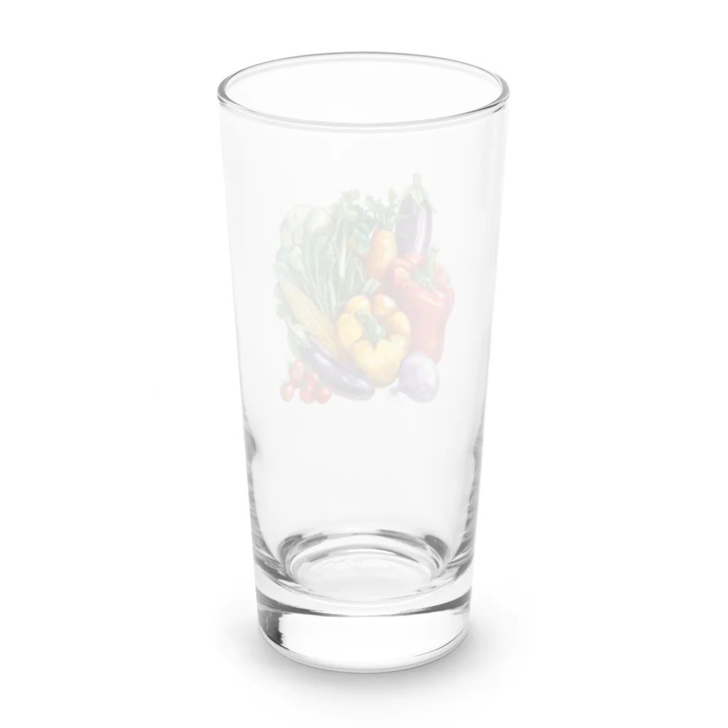 MistyStarkの野菜生活　#001 Long Sized Water Glass :back