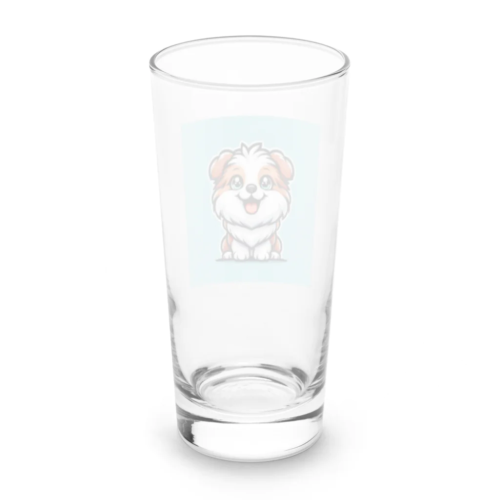 動物好きのあなた絵の愛犬家のためのグッズシリーズ Long Sized Water Glass :back