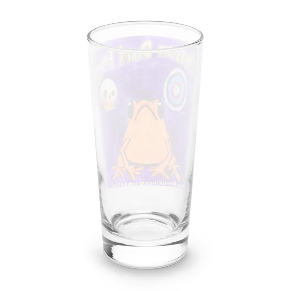 かえるはるきのこ（RURUKO)のモウドクフキヤガエル Long Sized Water Glass :back