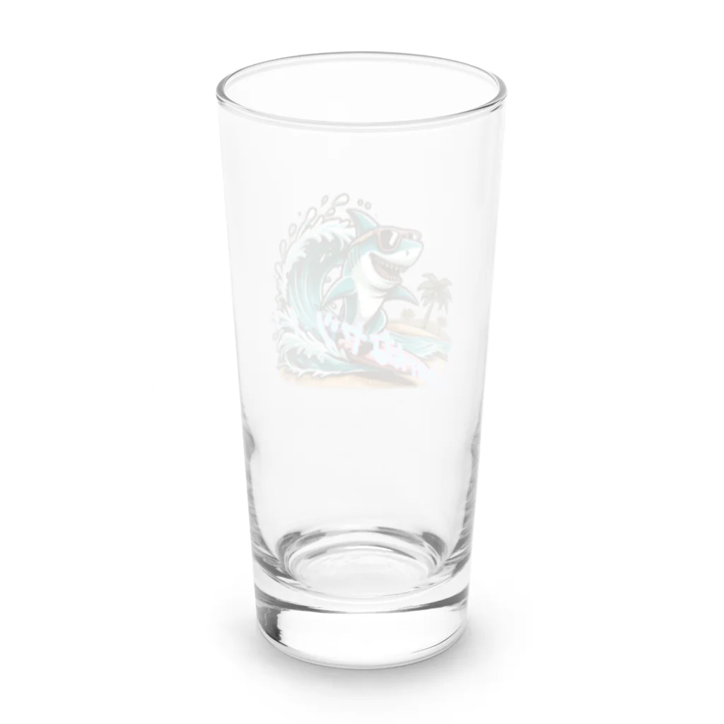 風来のSharkなヤツ!! Long Sized Water Glass :back