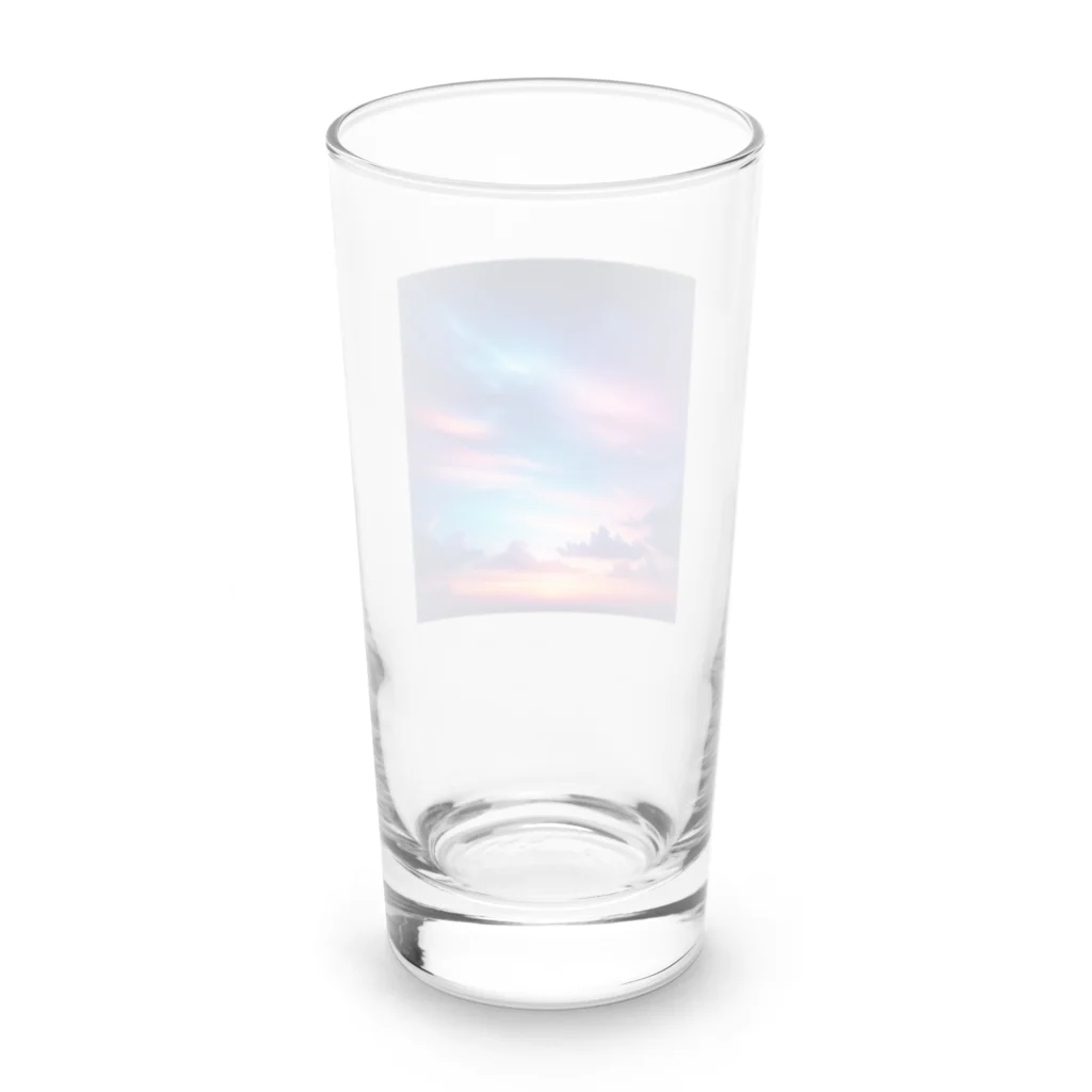 podotataのブルーアワー Long Sized Water Glass :back