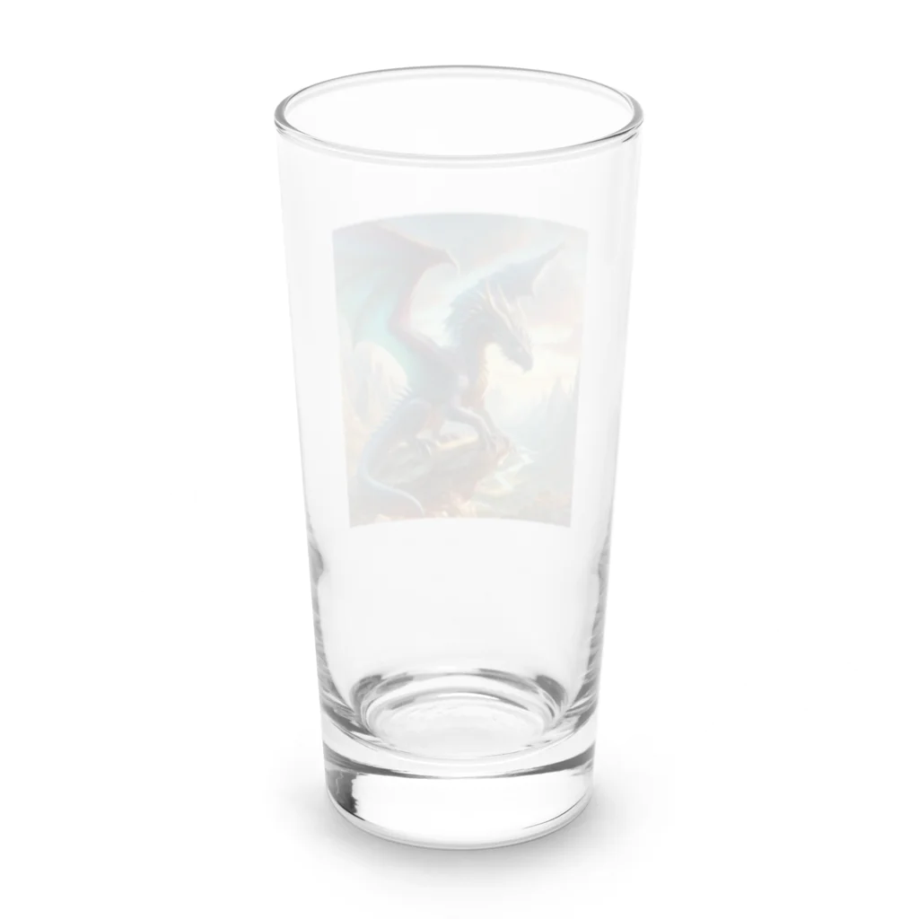 ヤオガミショップの竜の覇者シリーズ Long Sized Water Glass :back