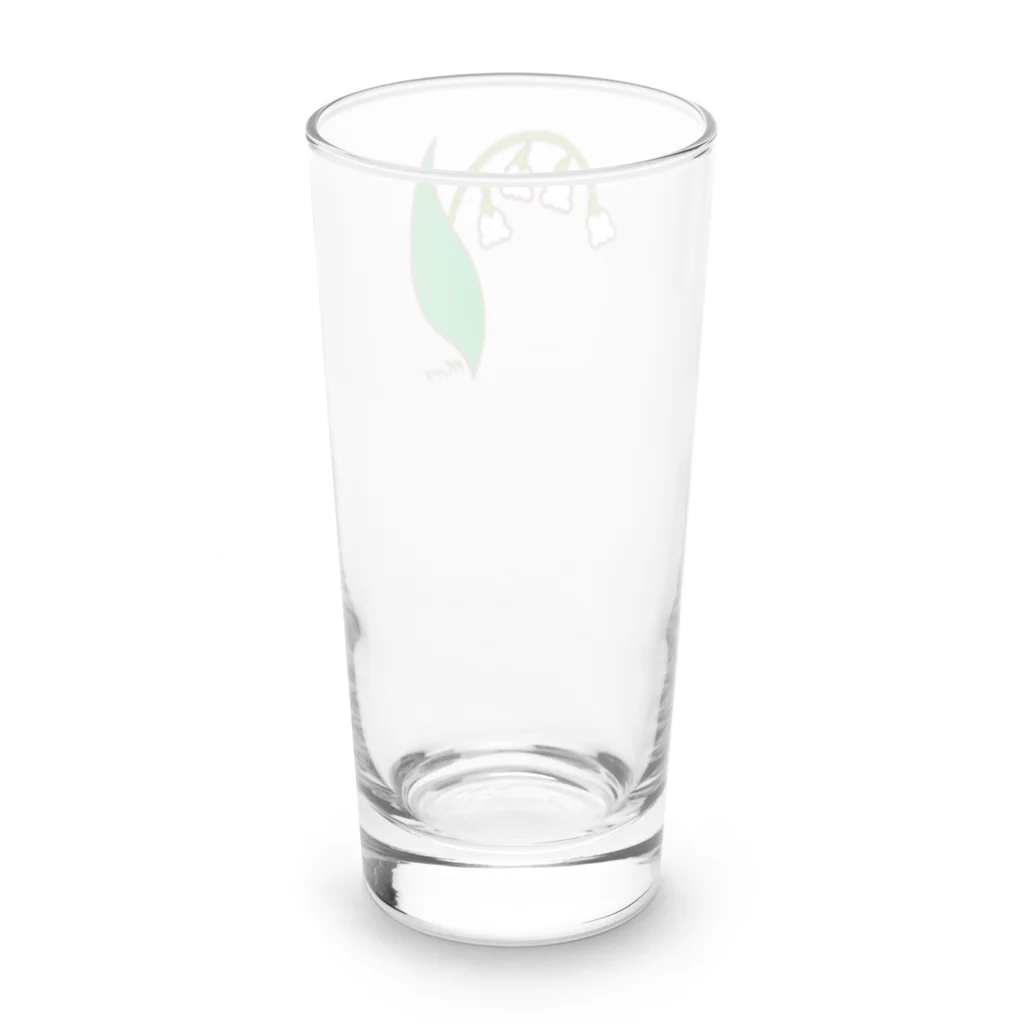 So湖いらの「誕生月花びわこ」5月すずらんロンググラス Long Sized Water Glass :back