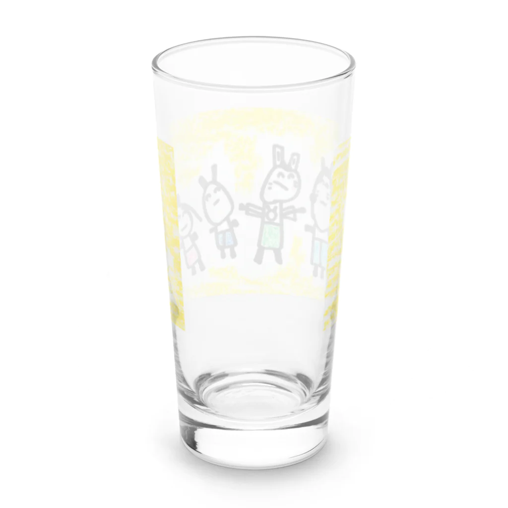 ひなのアトリエのひなのファミリー Long Sized Water Glass :back