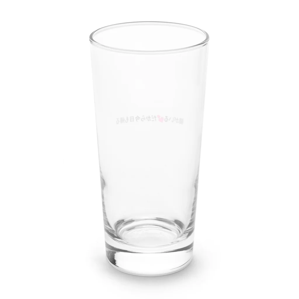 japan-daisukiの家に猫がいる人 Long Sized Water Glass :back