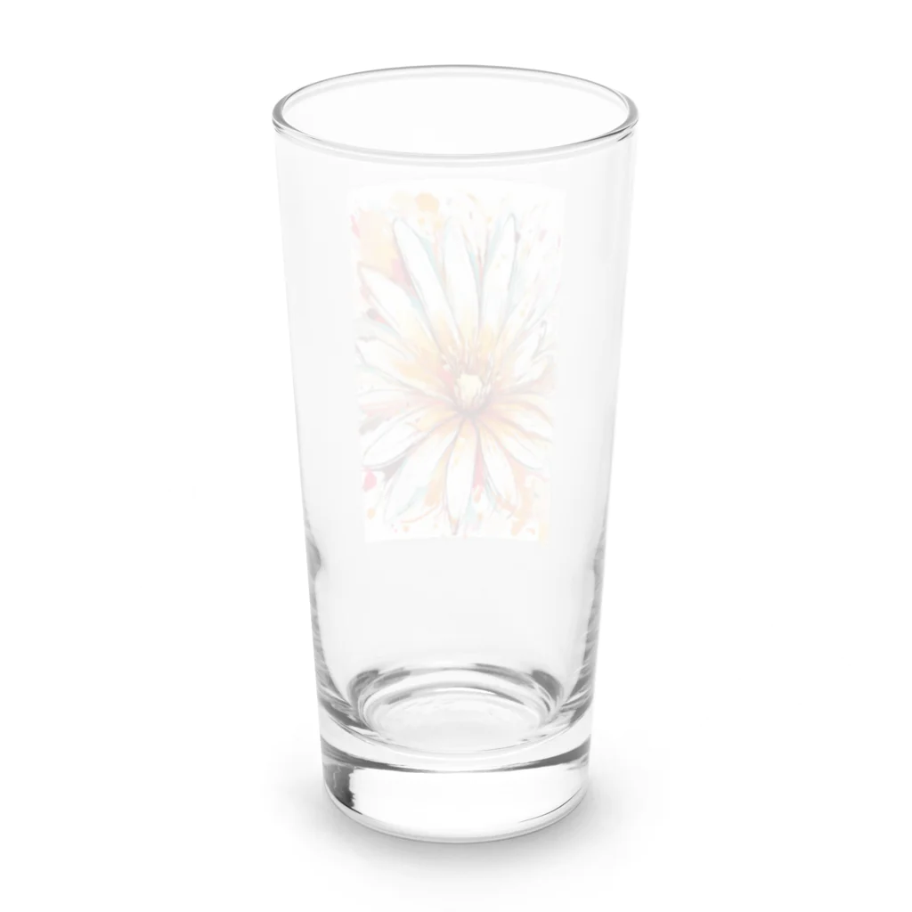 kowarororoの花の開花 Long Sized Water Glass :back