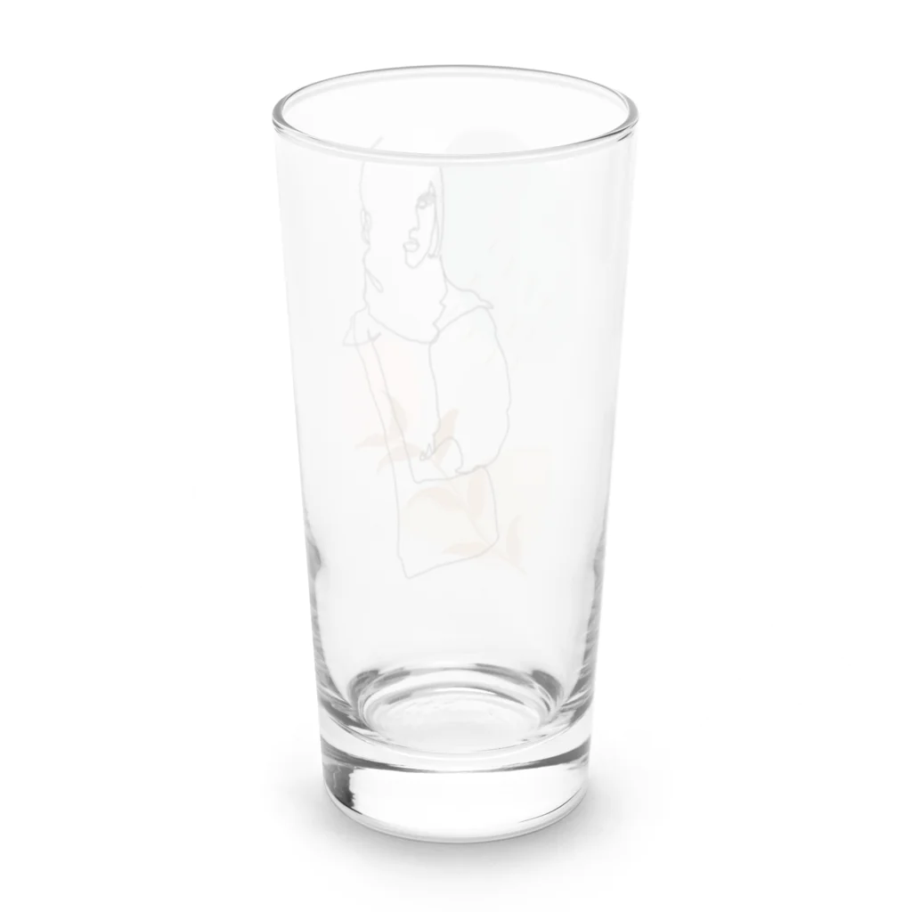 monstersのwinter（背景透過ver） Long Sized Water Glass :back