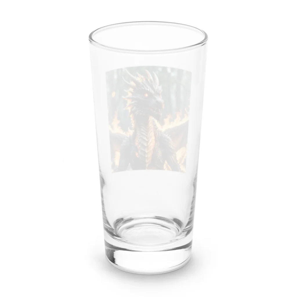 cotaro_worksの勇敢なドラゴン リアルワールド風 Long Sized Water Glass :back