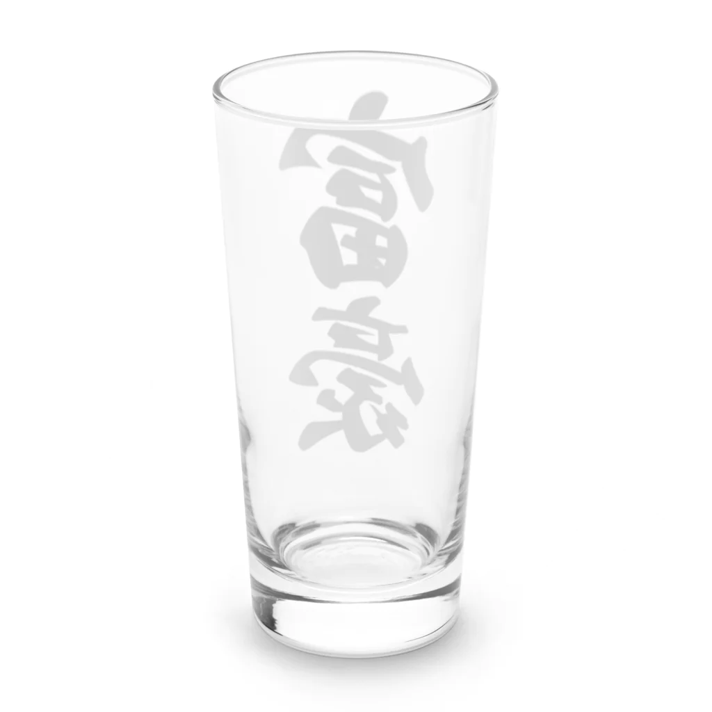 着る文字屋の富豪 Long Sized Water Glass :back