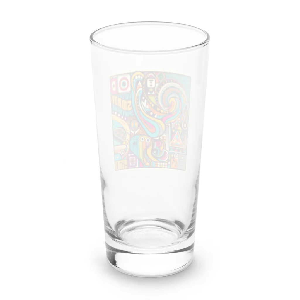 yumekanaのレトロな雰囲気が漂う、ユニークなデザイン。 Long Sized Water Glass :back