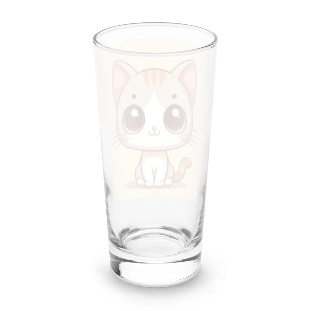 yos-1292583のねこニコばん Long Sized Water Glass :back