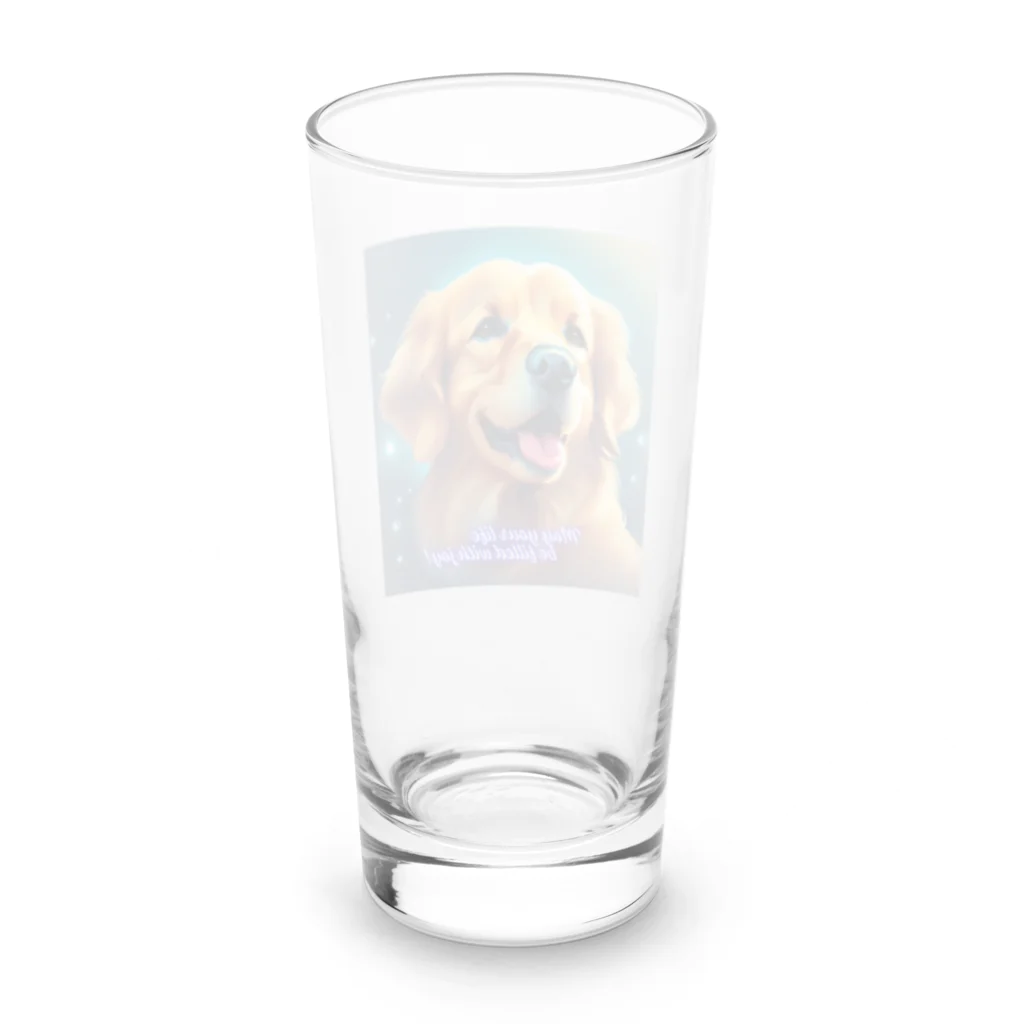 わんダーランドのジョイフル♡ゴールデン Long Sized Water Glass :back