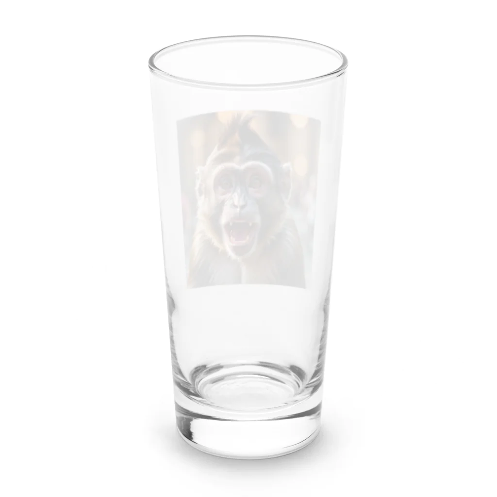 yume2482の叫ぶ猿 Long Sized Water Glass :back