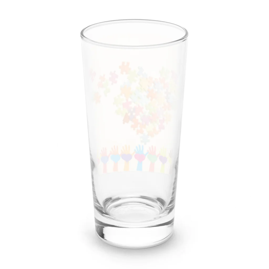 Happiness Home Marketのハートフルフル Long Sized Water Glass :back