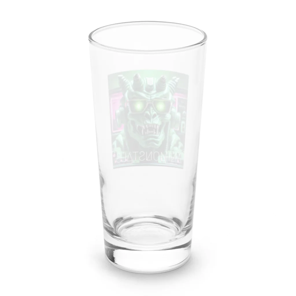 ANIMONSTALSのグリーン・モンスタル@tコックピット Long Sized Water Glass :back