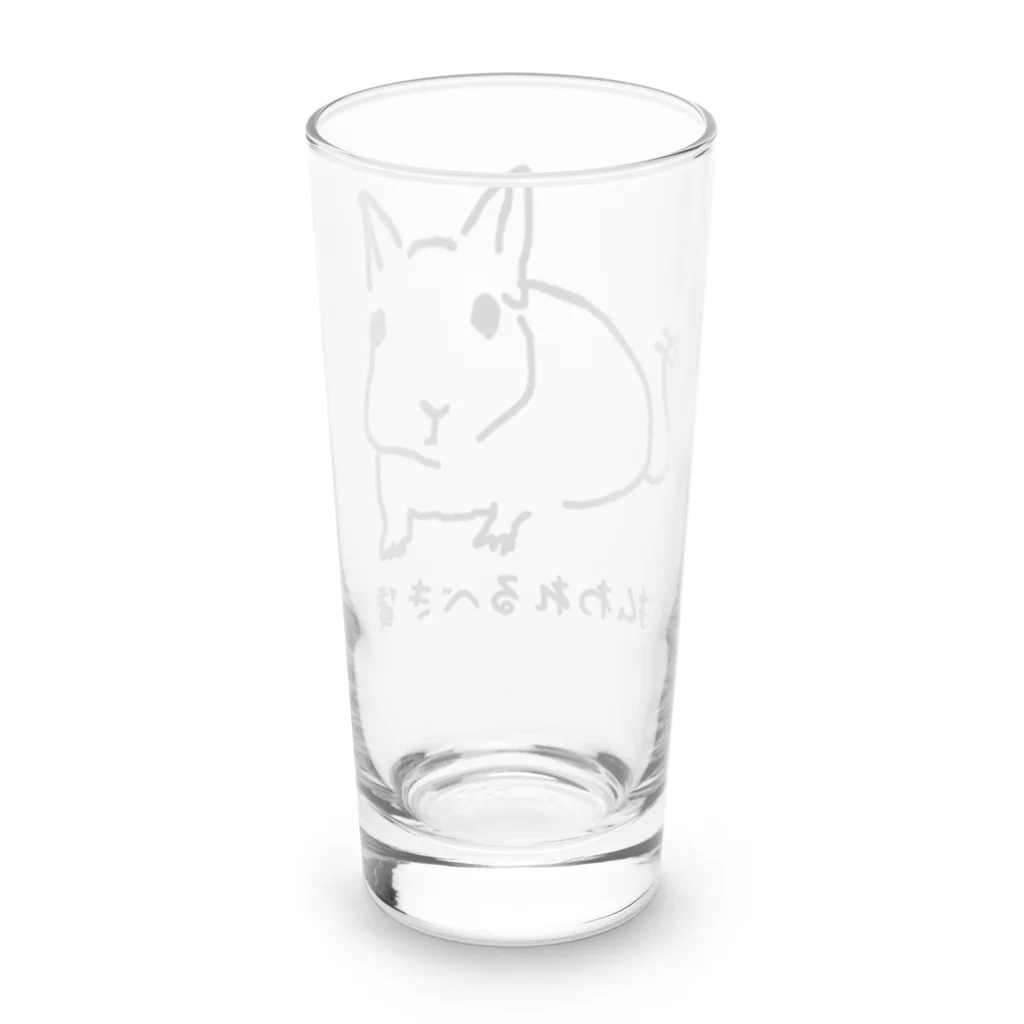 でぐーや　の支払われるべき賃金 Long Sized Water Glass :back