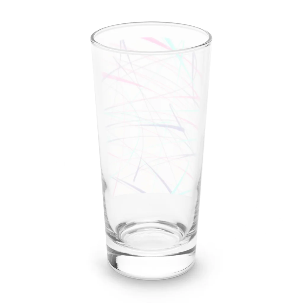 納豆ごはんの電流 Long Sized Water Glass :back