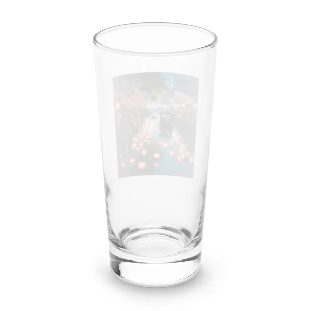 AQUAMETAVERSEの灯籠　なでしこ1478 Long Sized Water Glass :back