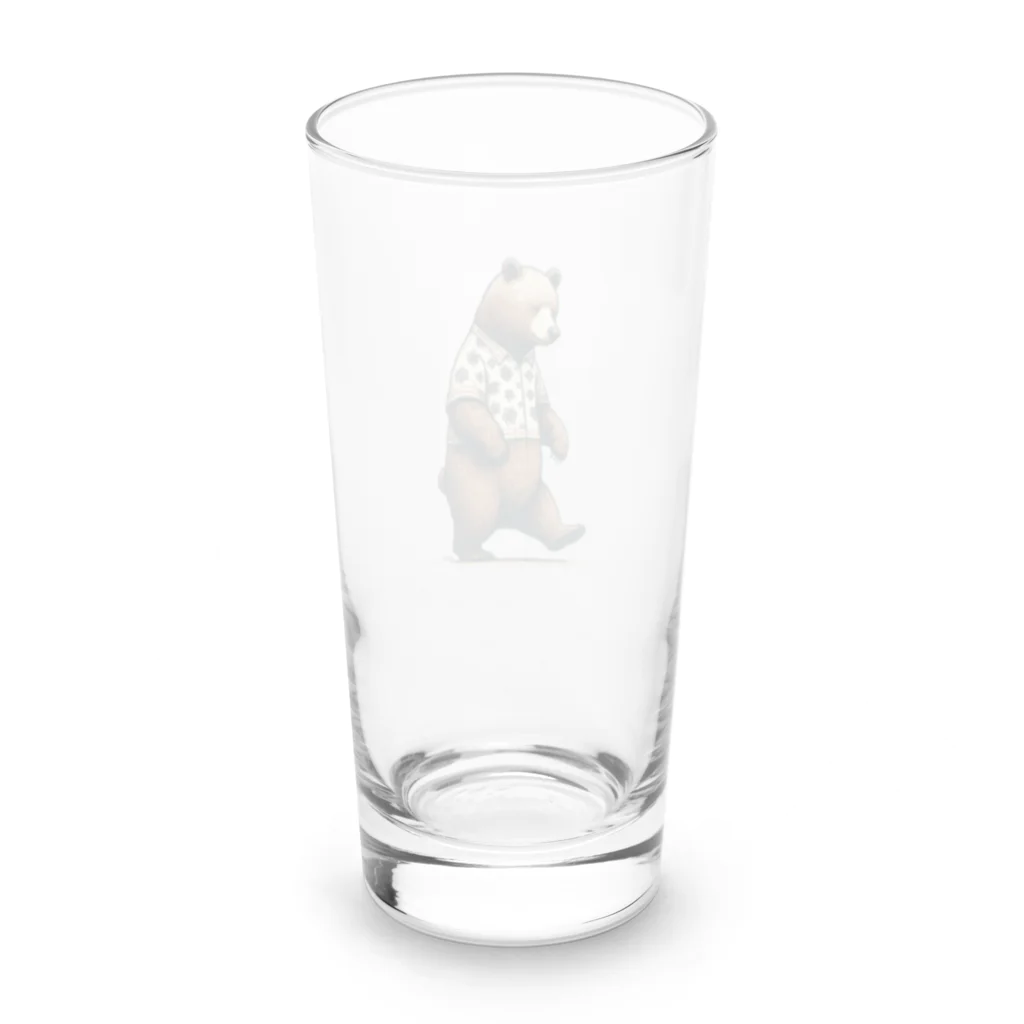 lblの悩み多きクマさん Long Sized Water Glass :back
