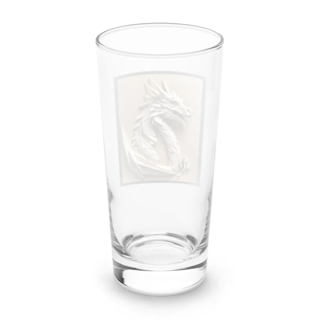 cotaro_worksの古代のドラゴン　折り紙05 Long Sized Water Glass :back