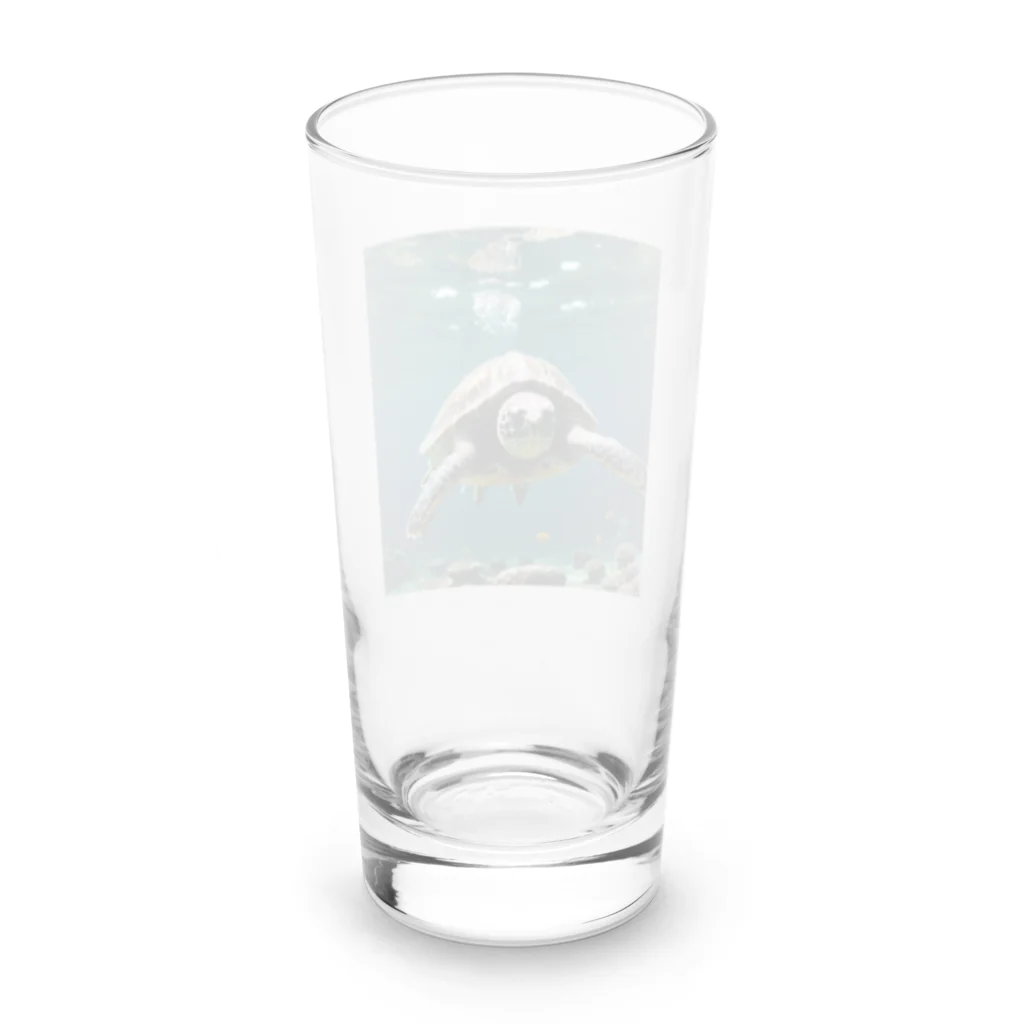 MK76のウミガメ Long Sized Water Glass :back