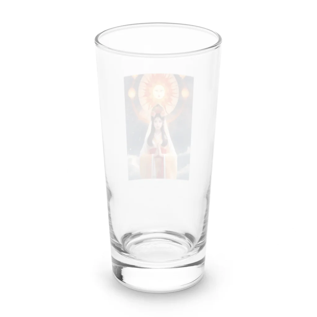 800万屋2号店の祈願成就・天照大神 Long Sized Water Glass :back