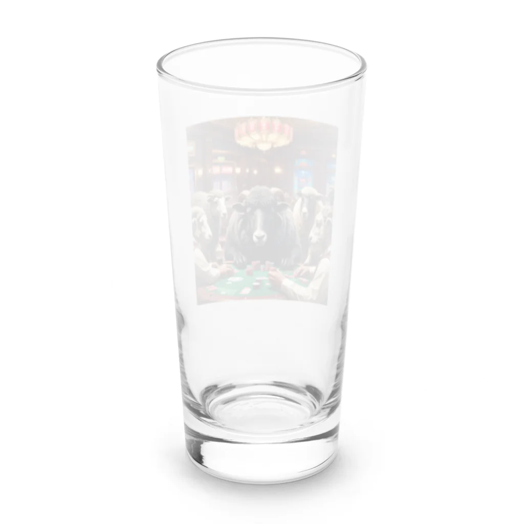 kurohituji-33のBLACKＳＨＥＥＰ Long Sized Water Glass :back