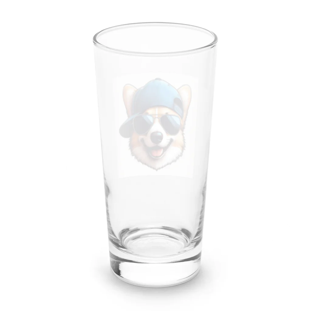 キャップ犬専門店のキャップ犬3 Long Sized Water Glass :back