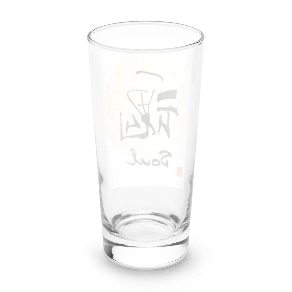 HAPPO SHOPの仙人書「魂」 Long Sized Water Glass :back