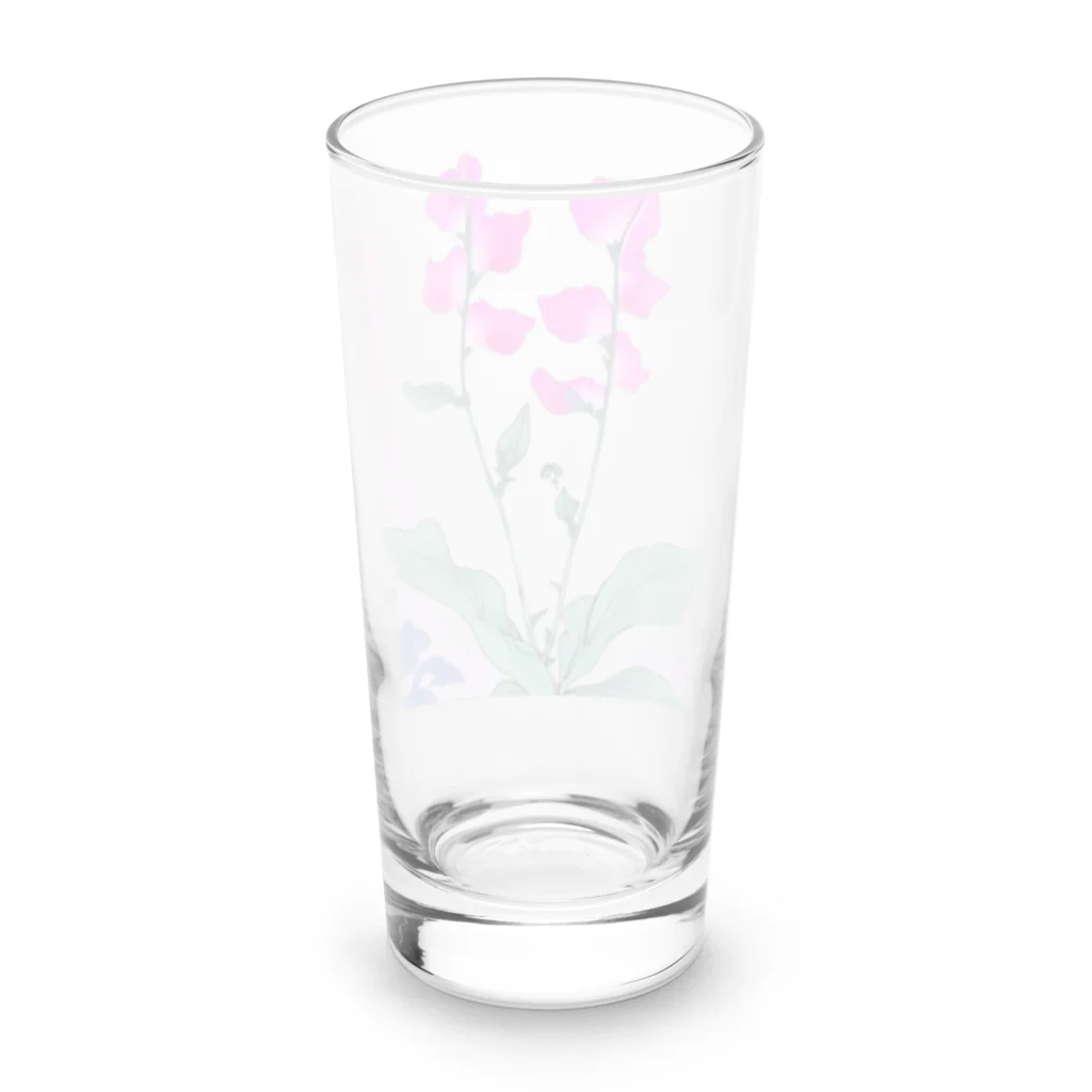 RetrowaveFlowerのRetrowaveFlower-スイートピー- Long Sized Water Glass :back