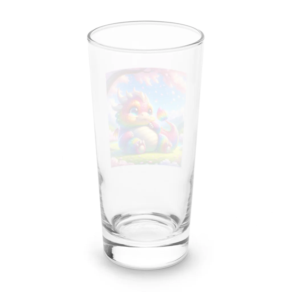 ふわもこパラダイスのルミナリア Long Sized Water Glass :back