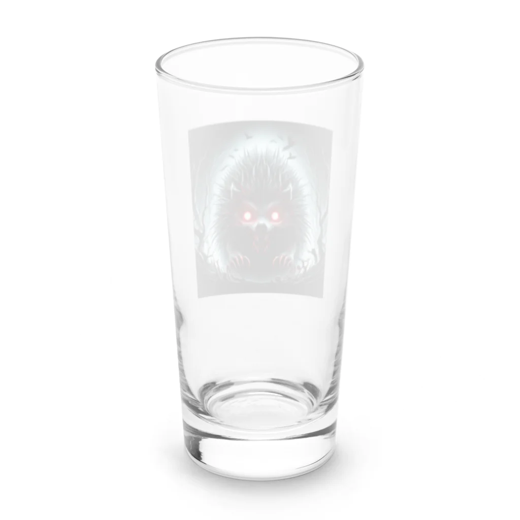 かんぱい工房のホラーハリネズミ Long Sized Water Glass :back