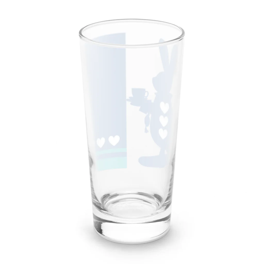 おはよう♥レオとニコの不思議のうささん Long Sized Water Glass :back