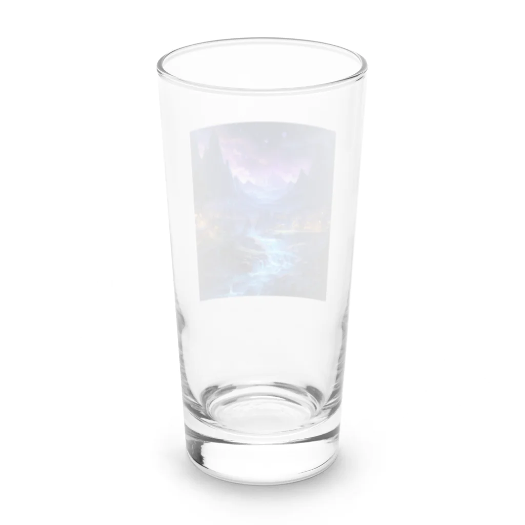 AQUAMETAVERSEの夜空　なでしこ1478 Long Sized Water Glass :back