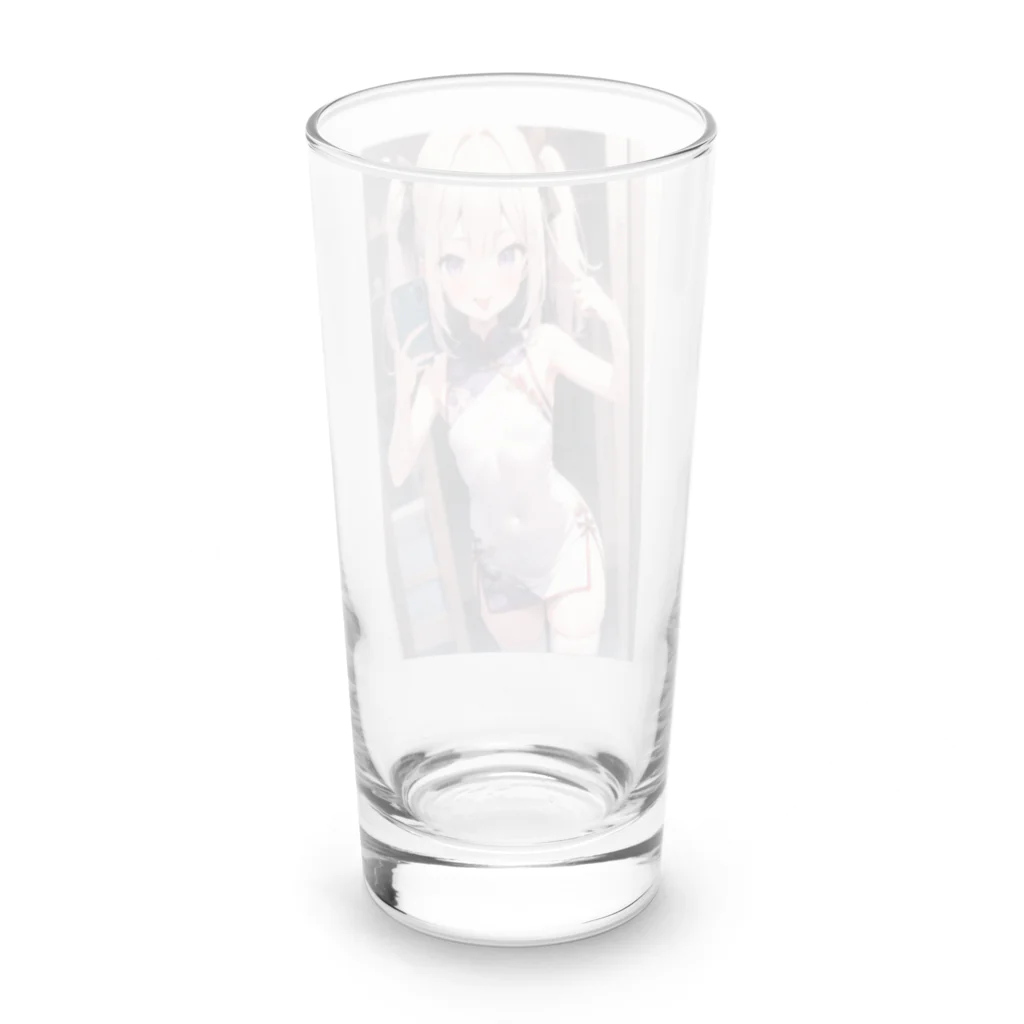 sion1010のチャイナドレス自撮グッズ♪ Long Sized Water Glass :back