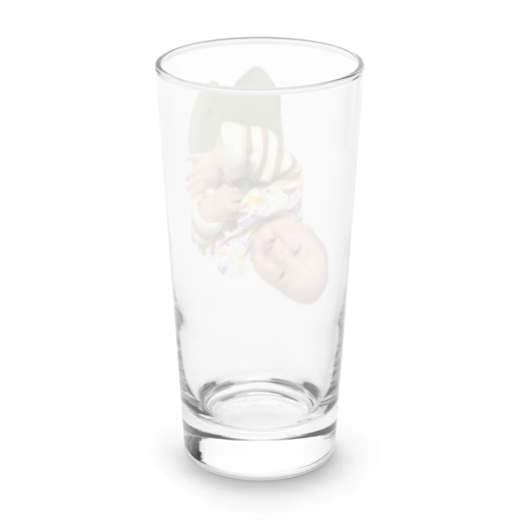 Itto_kawaiibabyのItto 赤ちゃん 産まれちゃったぁポーズ🥰 Long Sized Water Glass :back