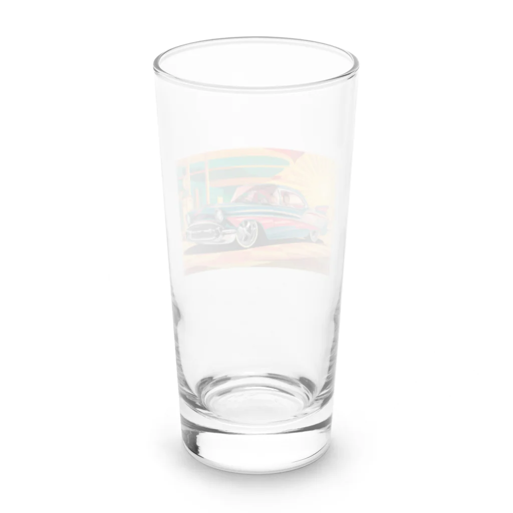 mochika21のレトロな車 Long Sized Water Glass :back