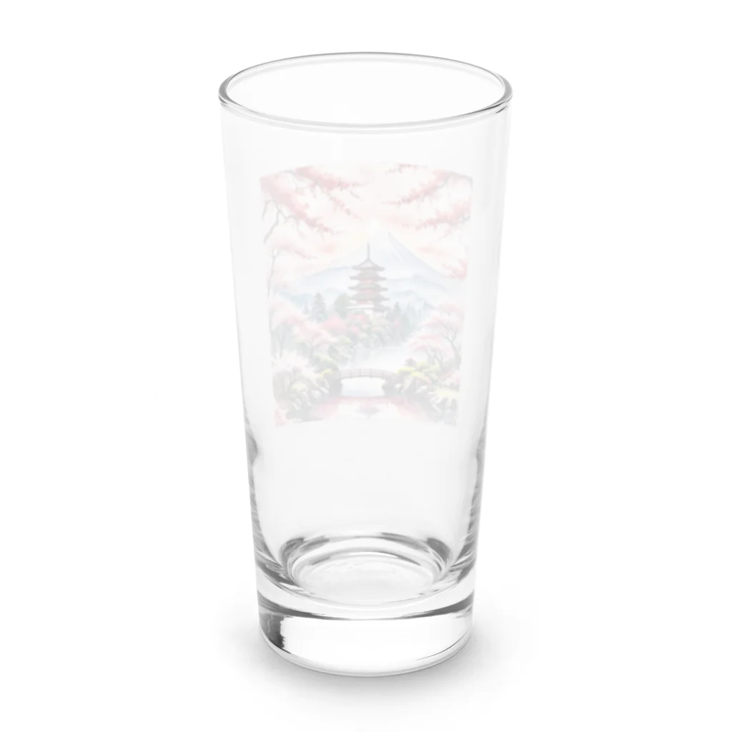 m-mike007の日本の風景 Long Sized Water Glass :back