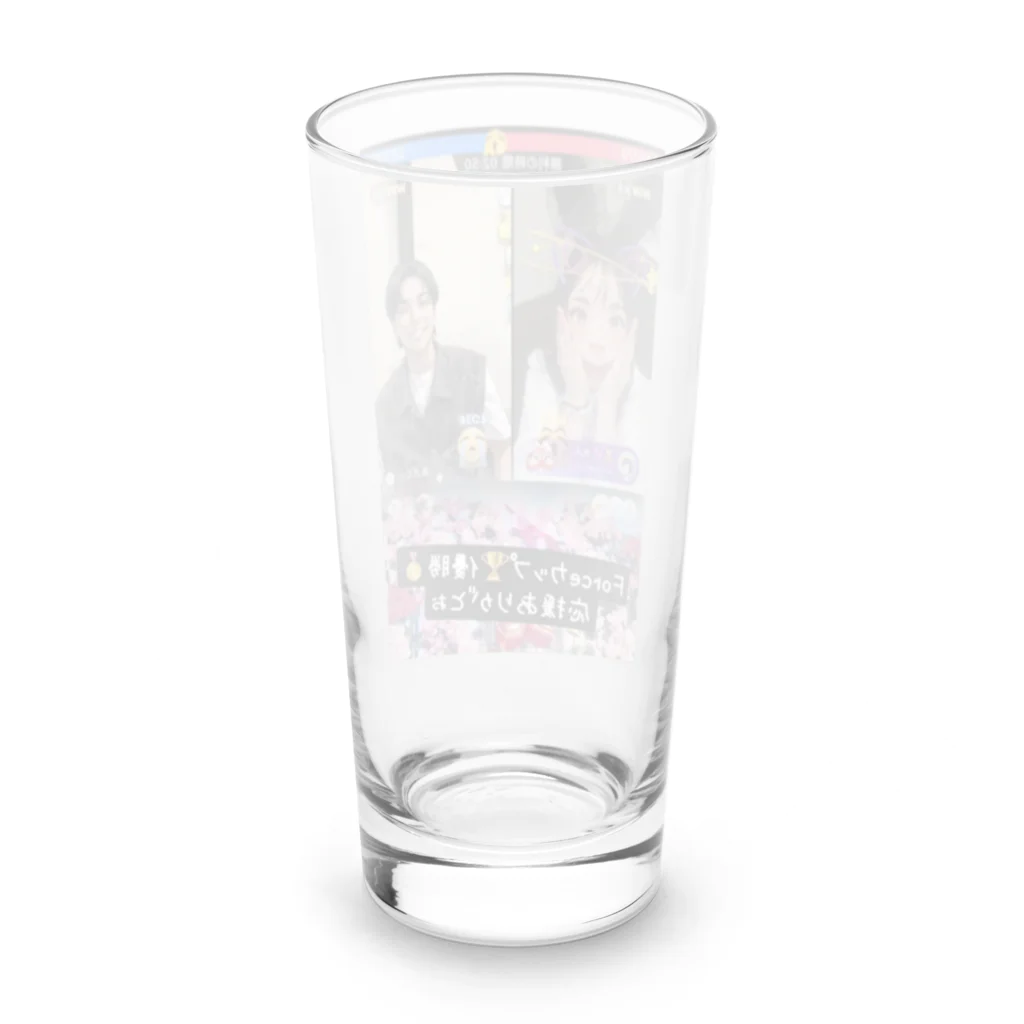 midori_kawaの旅するゆきゆきwithチーム爪痕 Forceカップ優勝記念グッズ Long Sized Water Glass :back