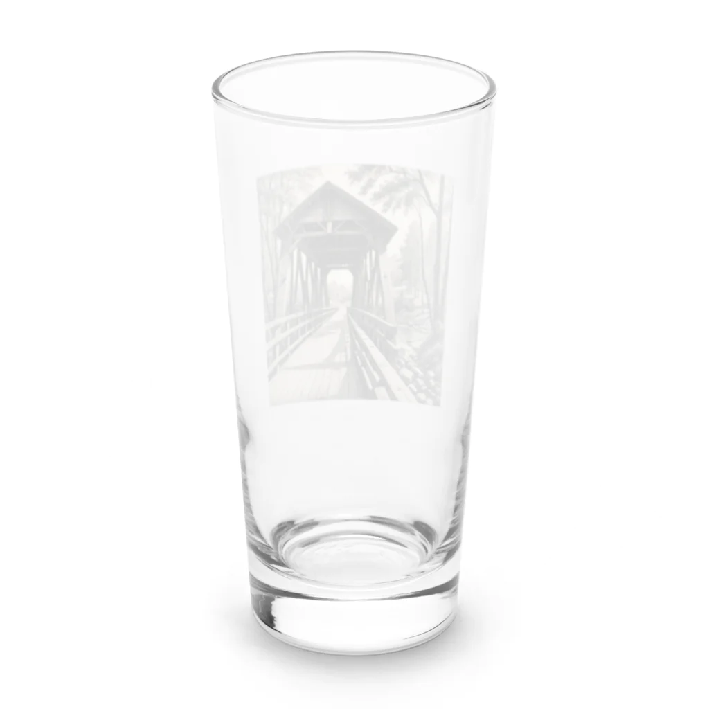 タマたまの木造橋 Long Sized Water Glass :back