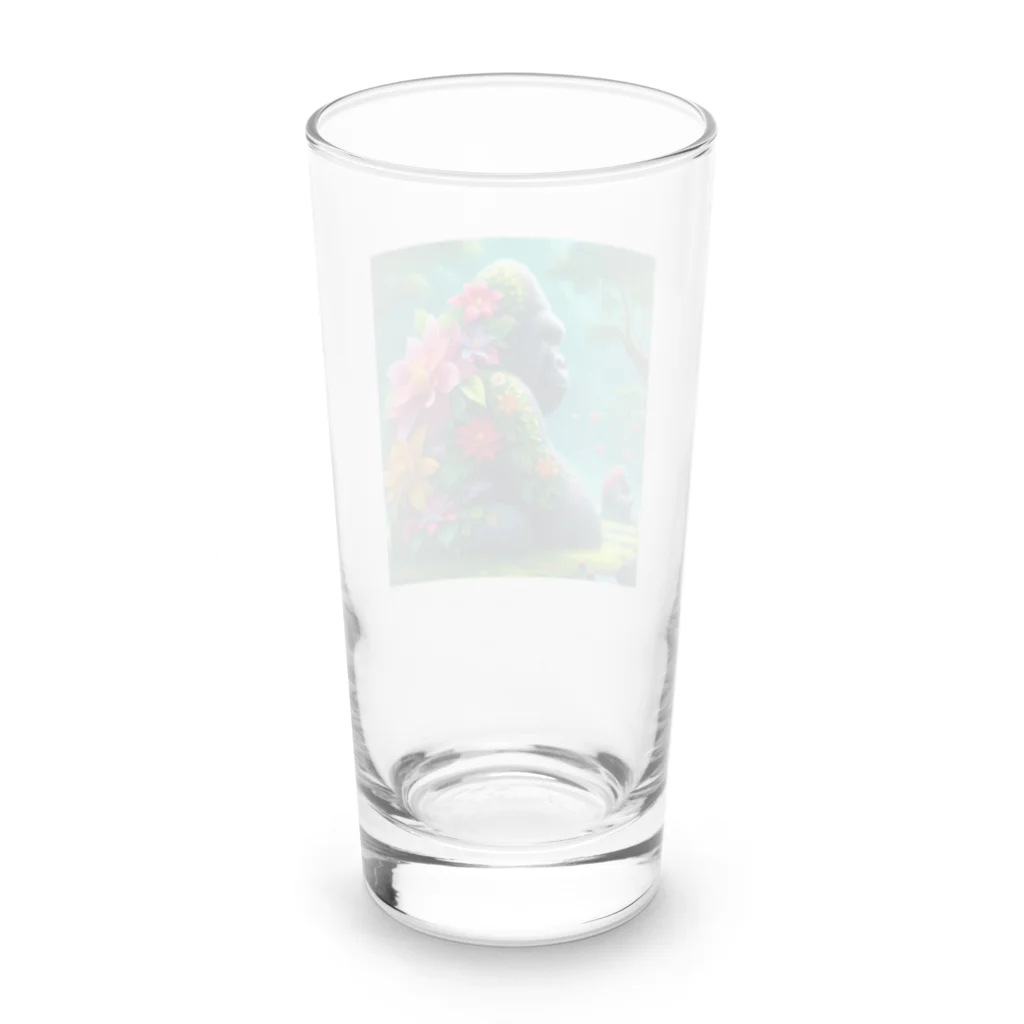 zenjoyのフラワーゴリラ Long Sized Water Glass :back