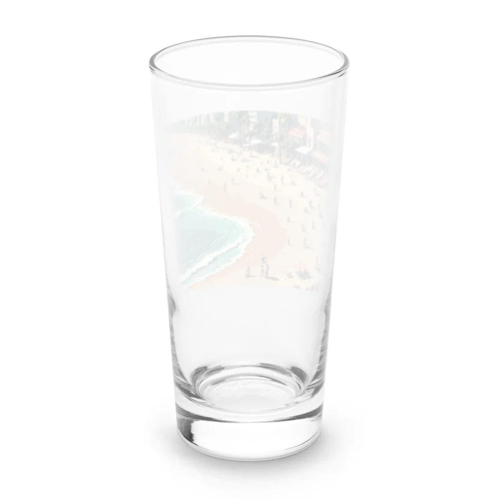 かてこの洋服販売所の波の調べ Long Sized Water Glass :back